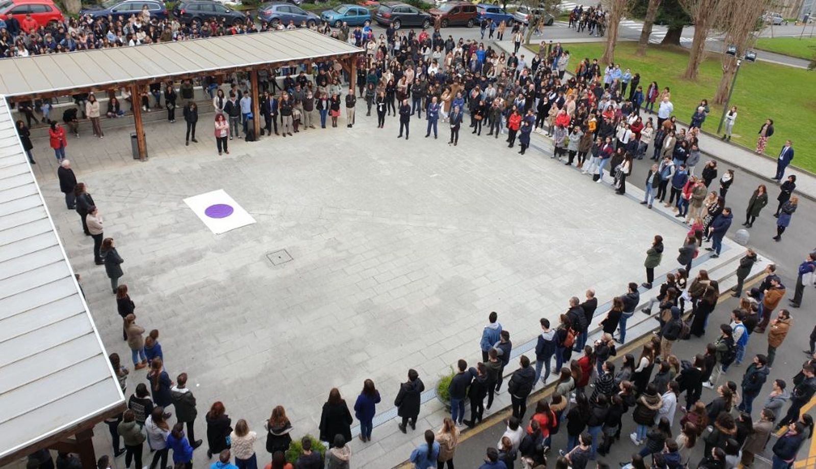 Concentración en el campus de Bilbao, por el asesinato machista