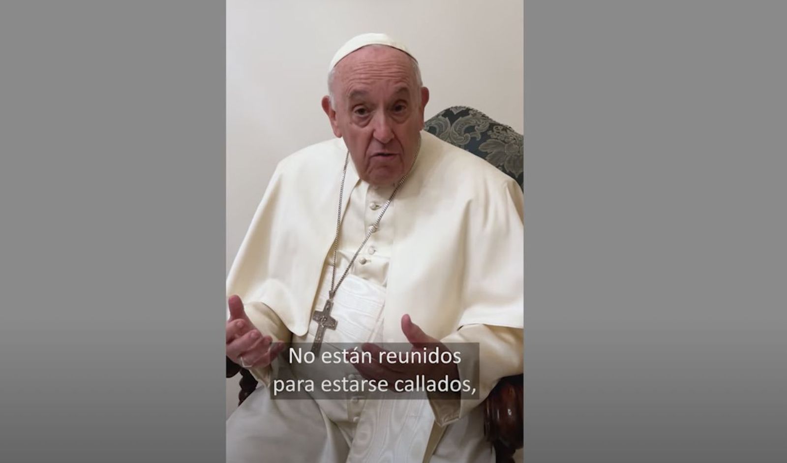 Un fotograma del vídeo inédito