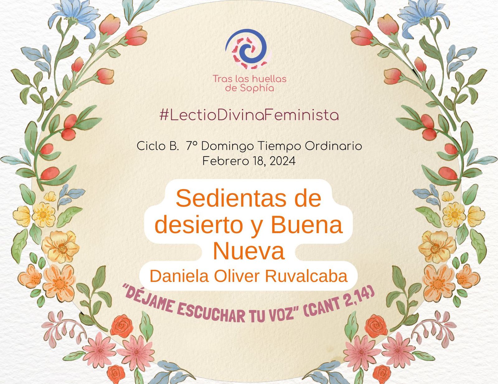 Sedientas de desierto y Buena Nueva