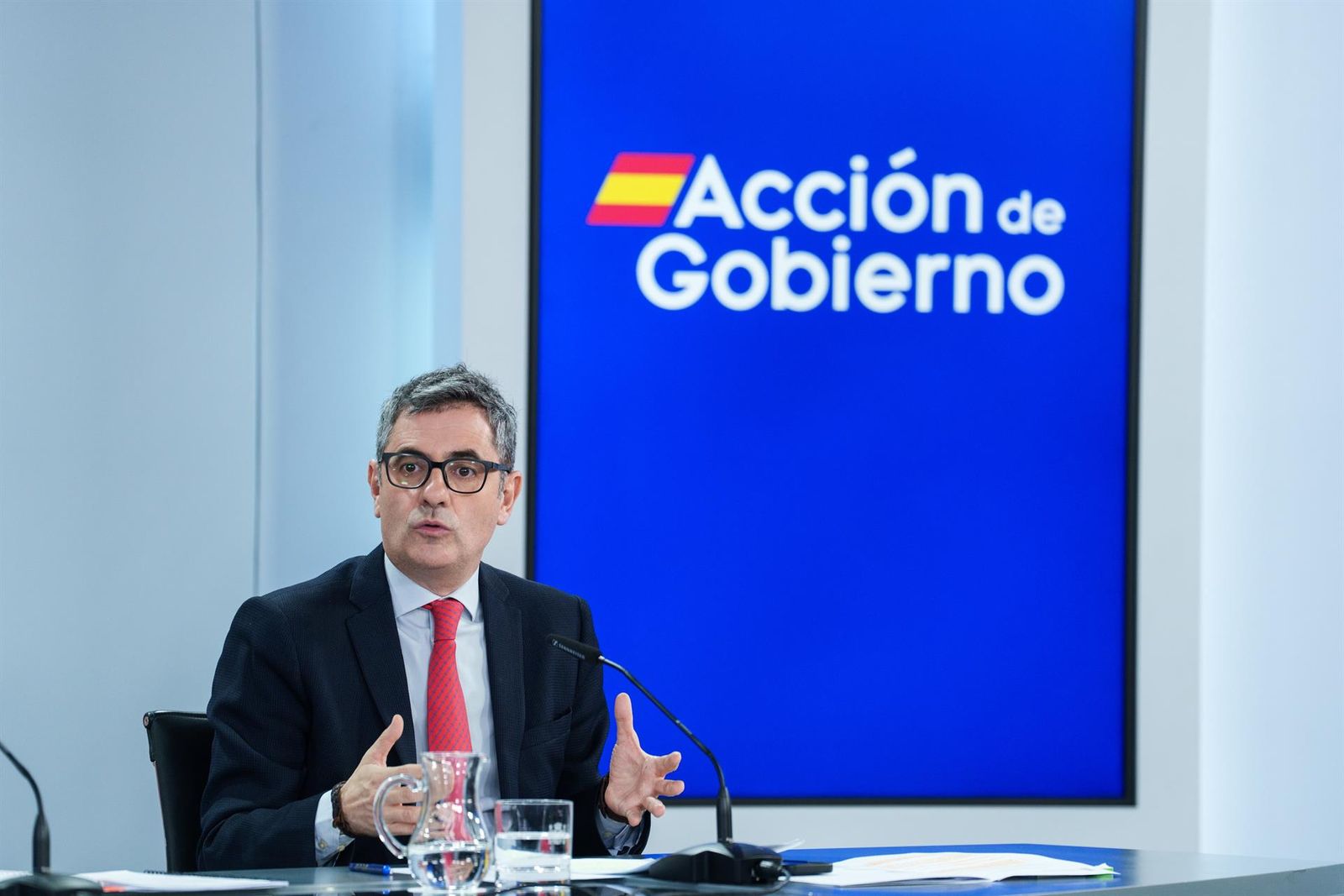 Félix Bolaños, ministro de la Presidencia, Justicia y Relaciones con las Cortes