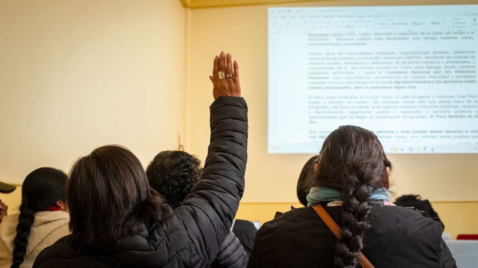 Encuentro "Entrelazando Voces por la Dignidad", Cusco, Perú