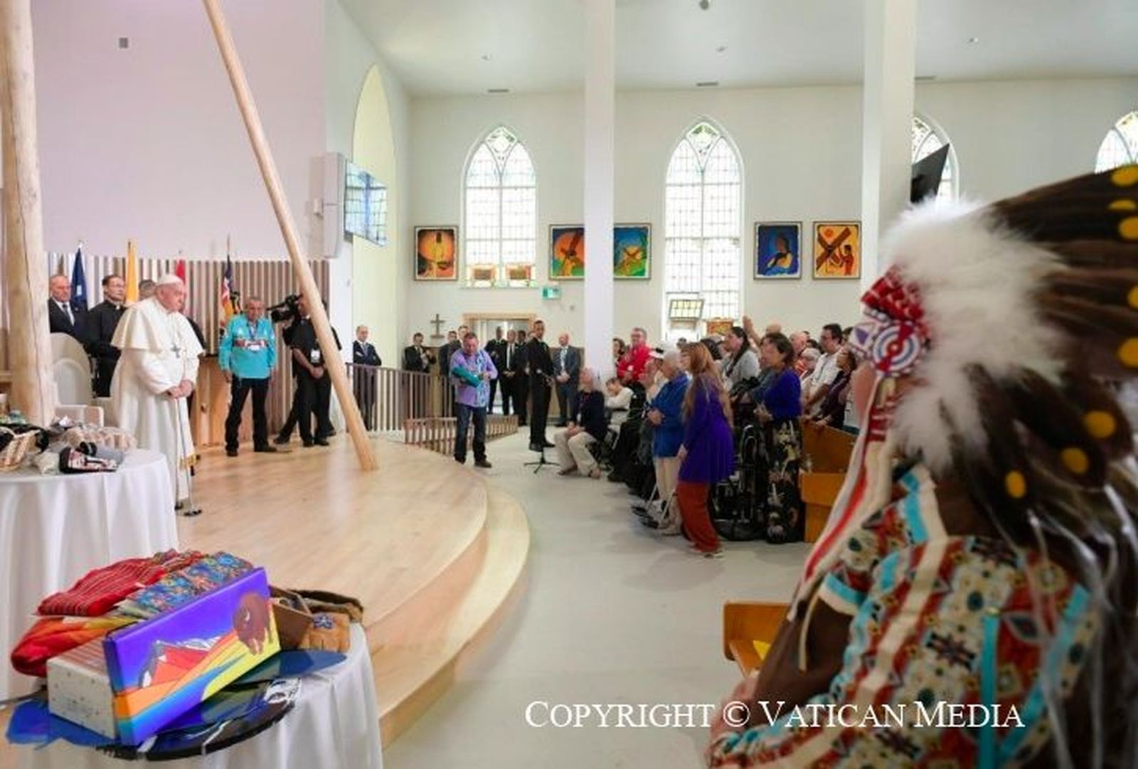 Encuentro del Papa con los pueblos indígenas
