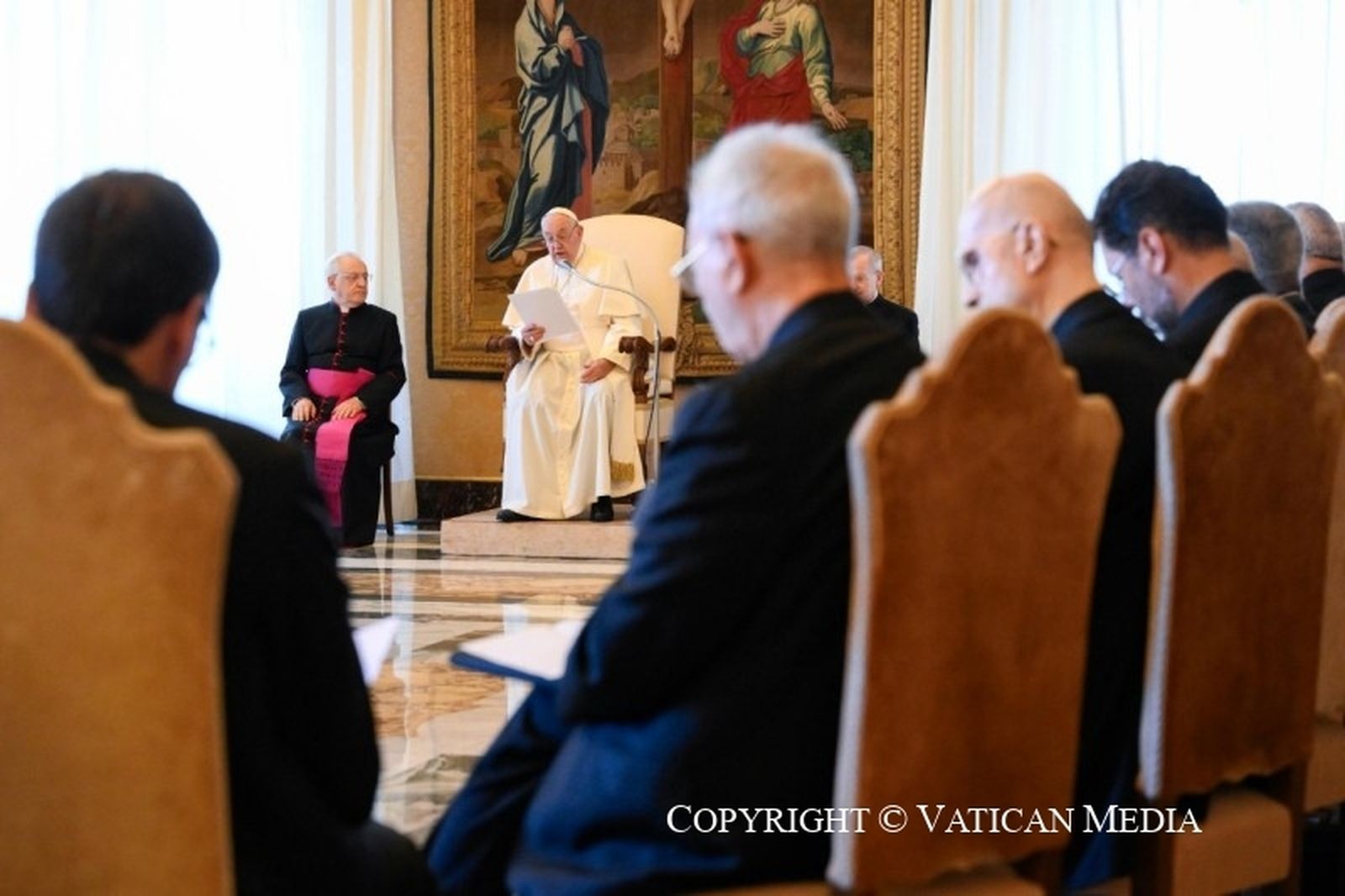 El Papa, con la Urbaniana