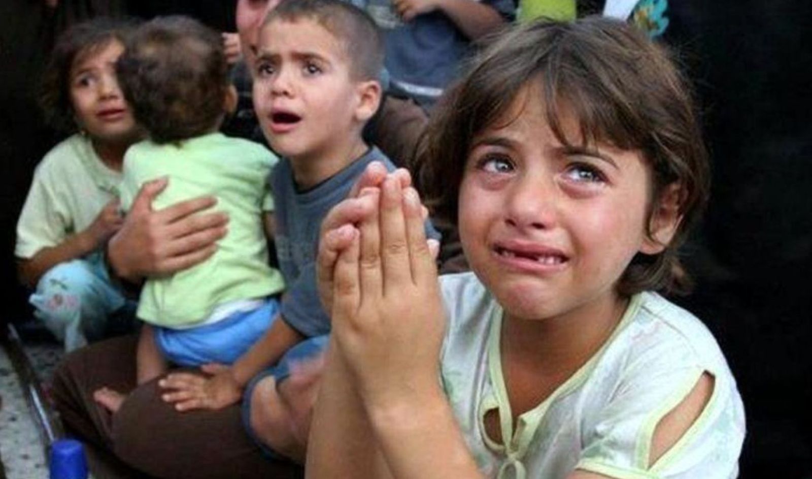 Niños palestinos en Gaza