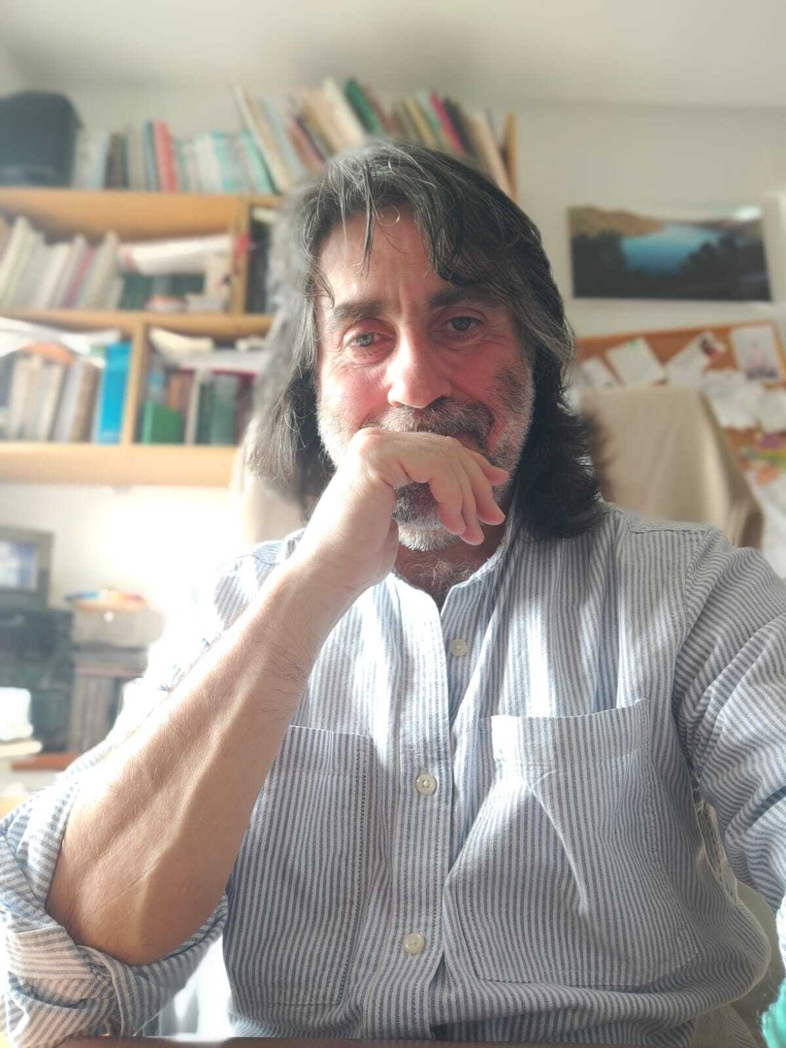 Teo Nieto, durante su entrevista con RD