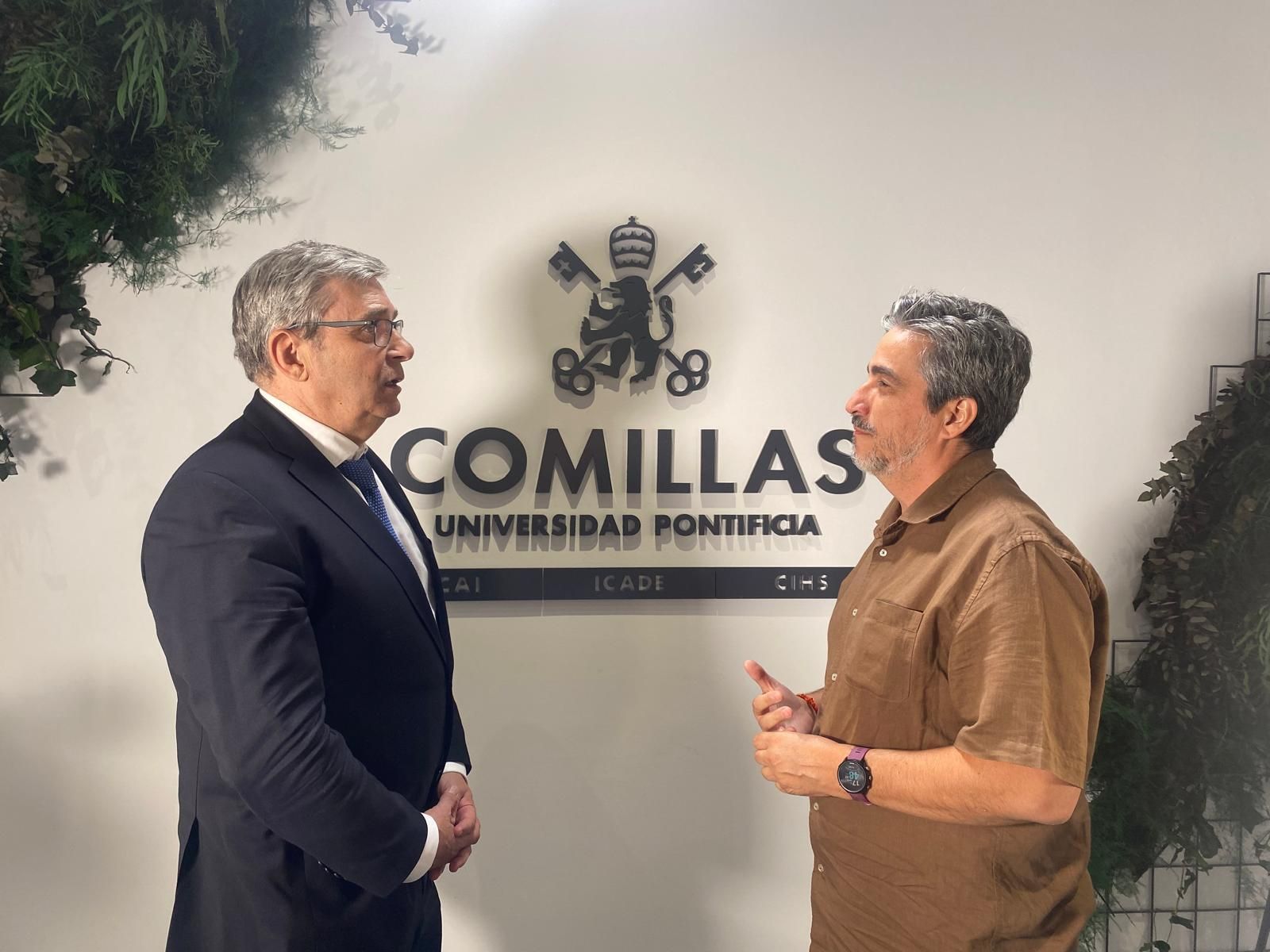 Conversación entre RD y el nuevo rector de Comillas, Antonio Allende, sj