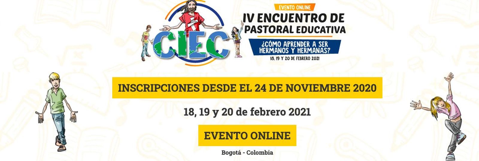 '¿Cómo aprender a ser hermanos y hermanas?', lema del Congreso 2021 de la CIEC