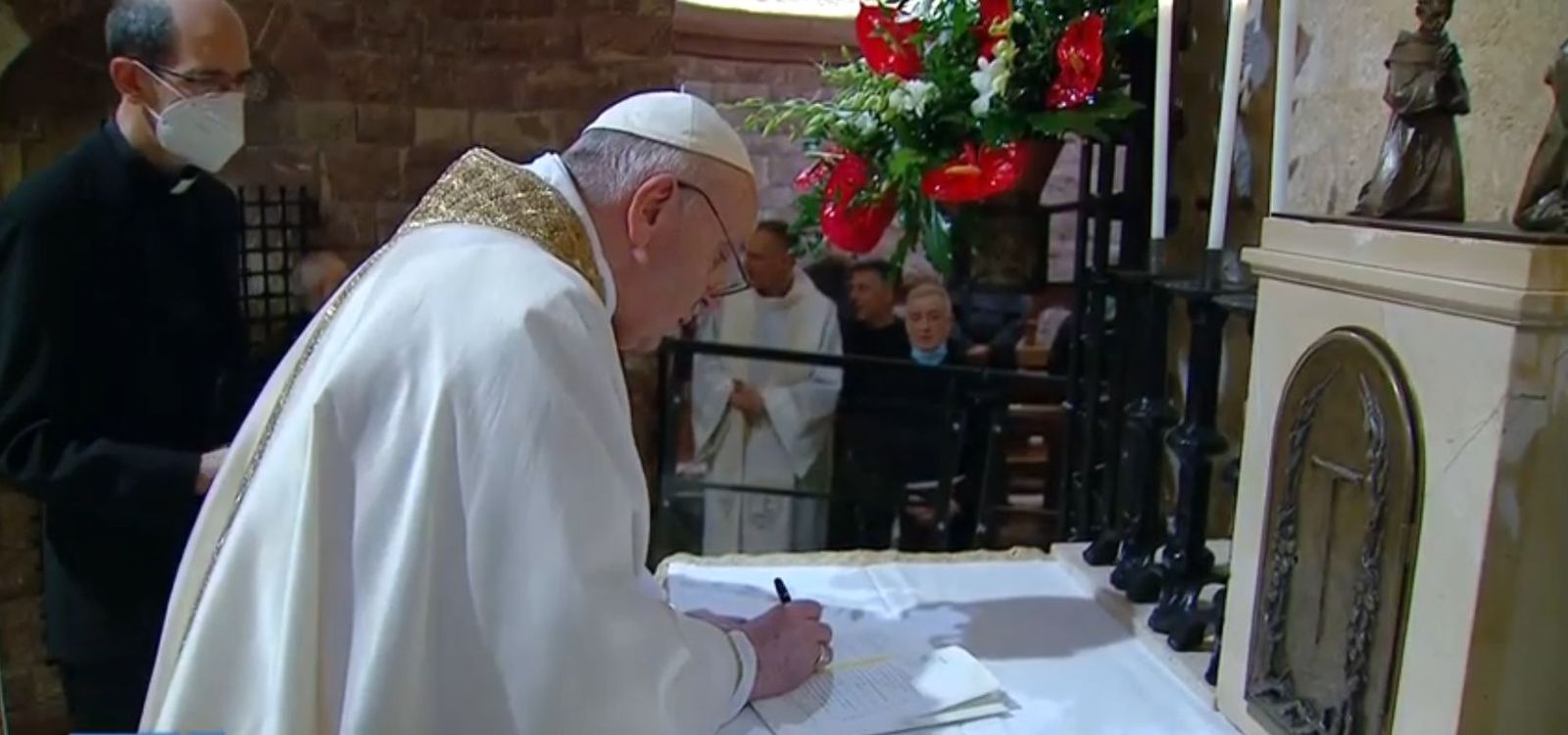 Firma de la encíclica