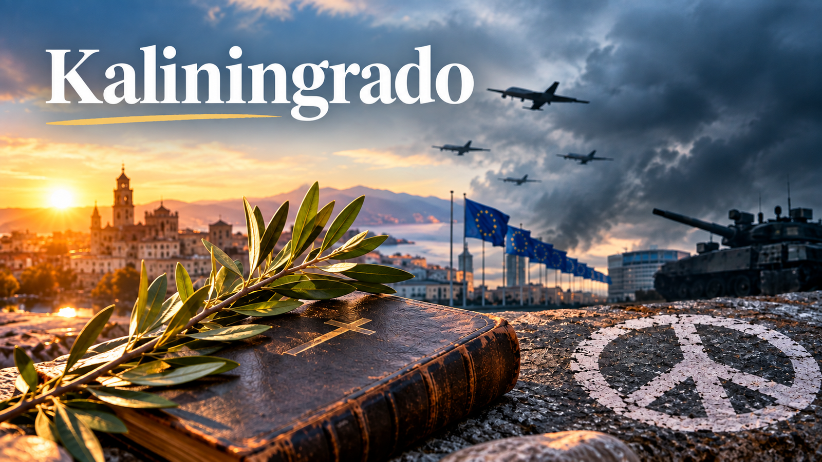 Kaliningrado, la rama de olivo y la paz