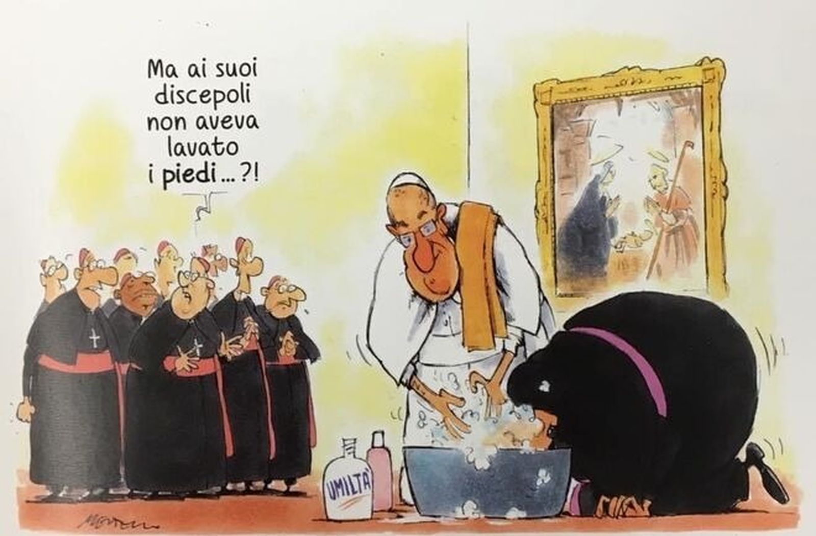 Obispos lavado de ideas