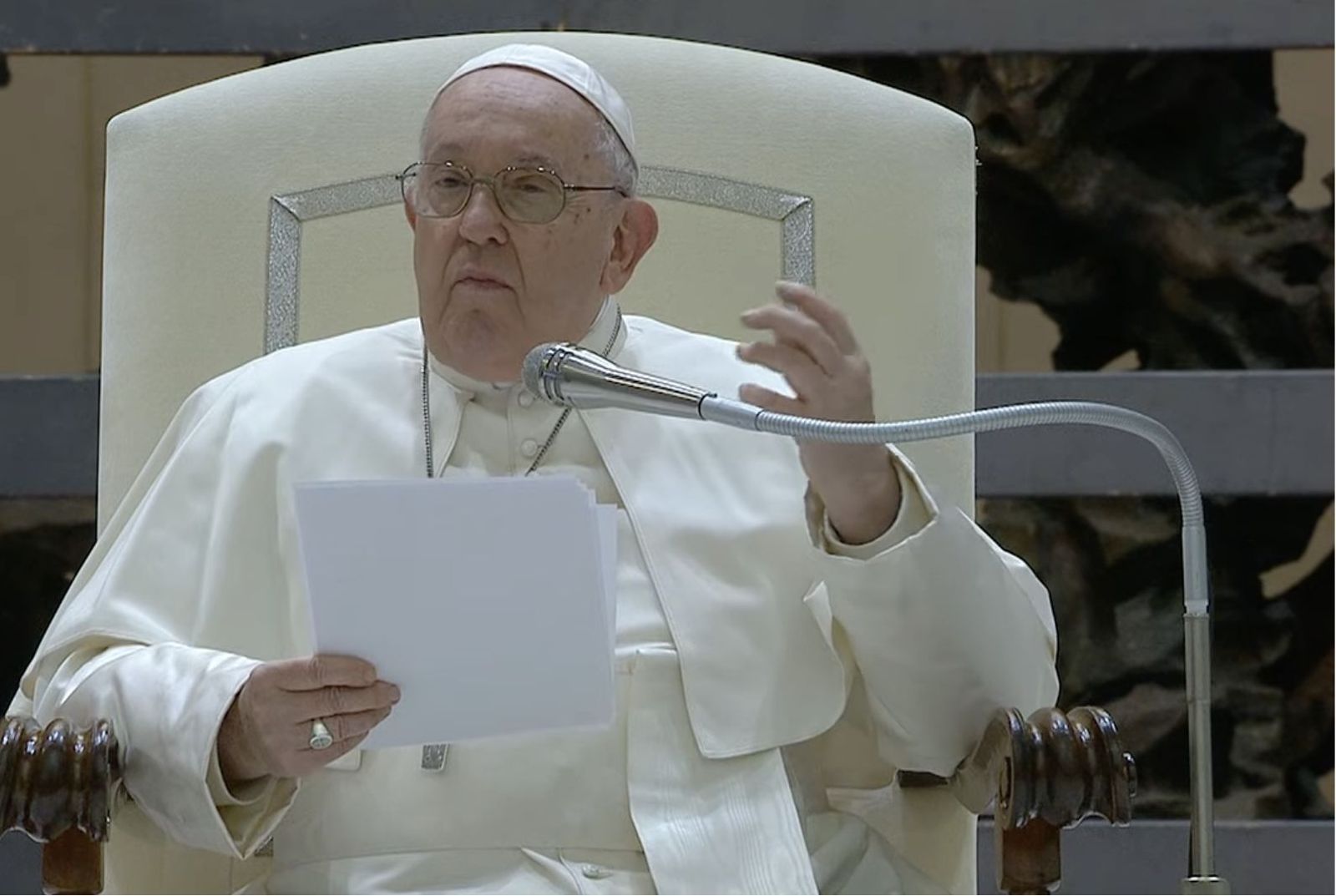 Francisco, en la audiencia del miércoles