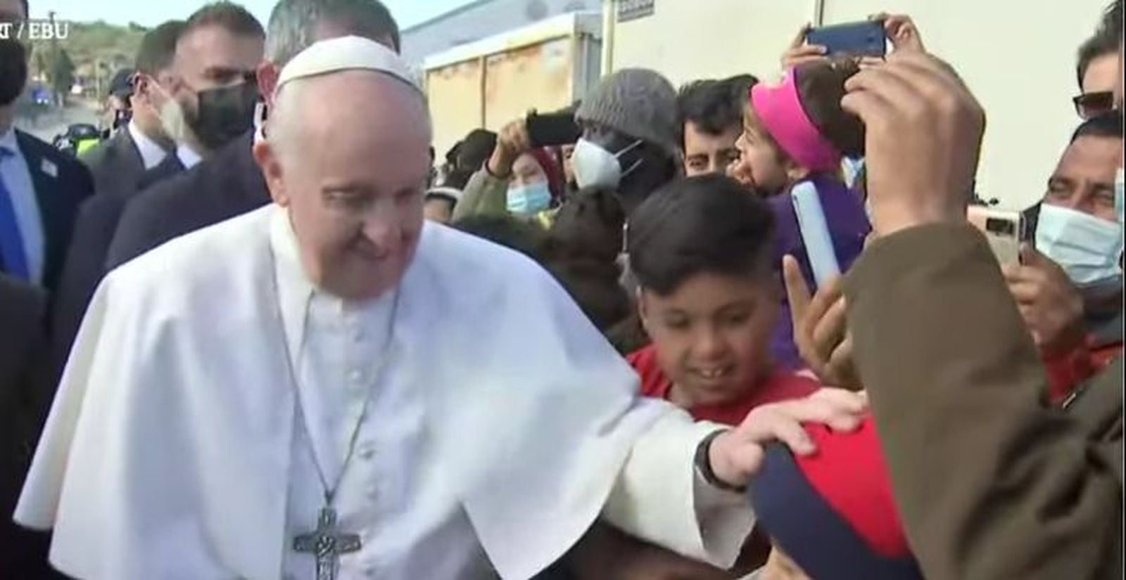 El Papa, con los más pequeños