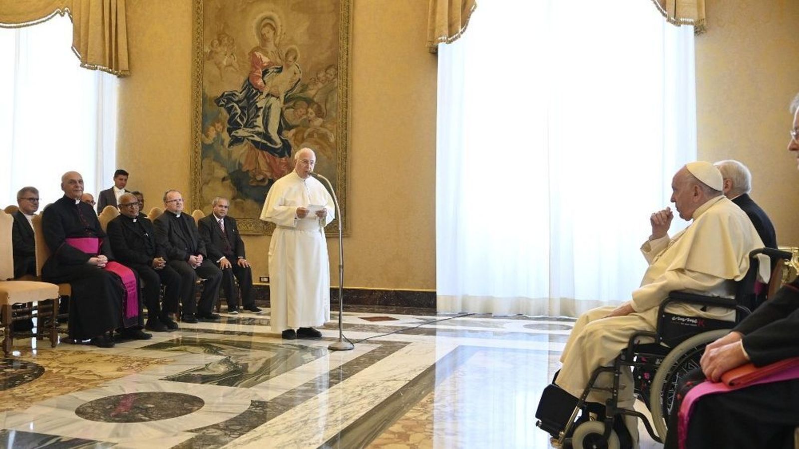 Francisco, con el Comité de Ciencias