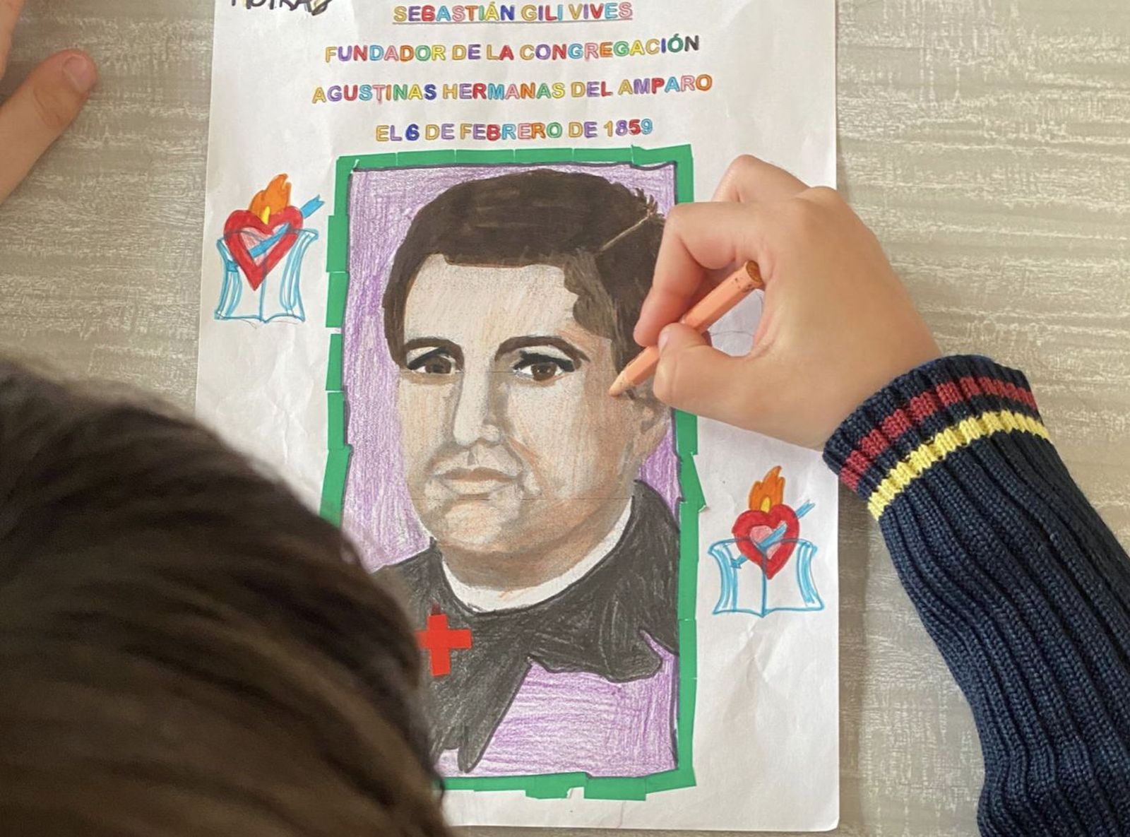 Dibujo del fundador Sebastián Gili Vives