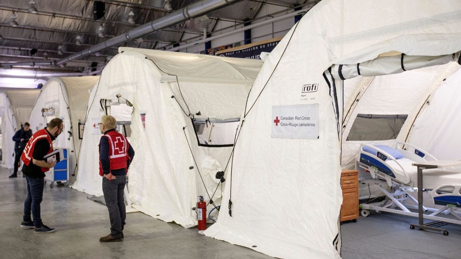 Hospital móvil en Montreal