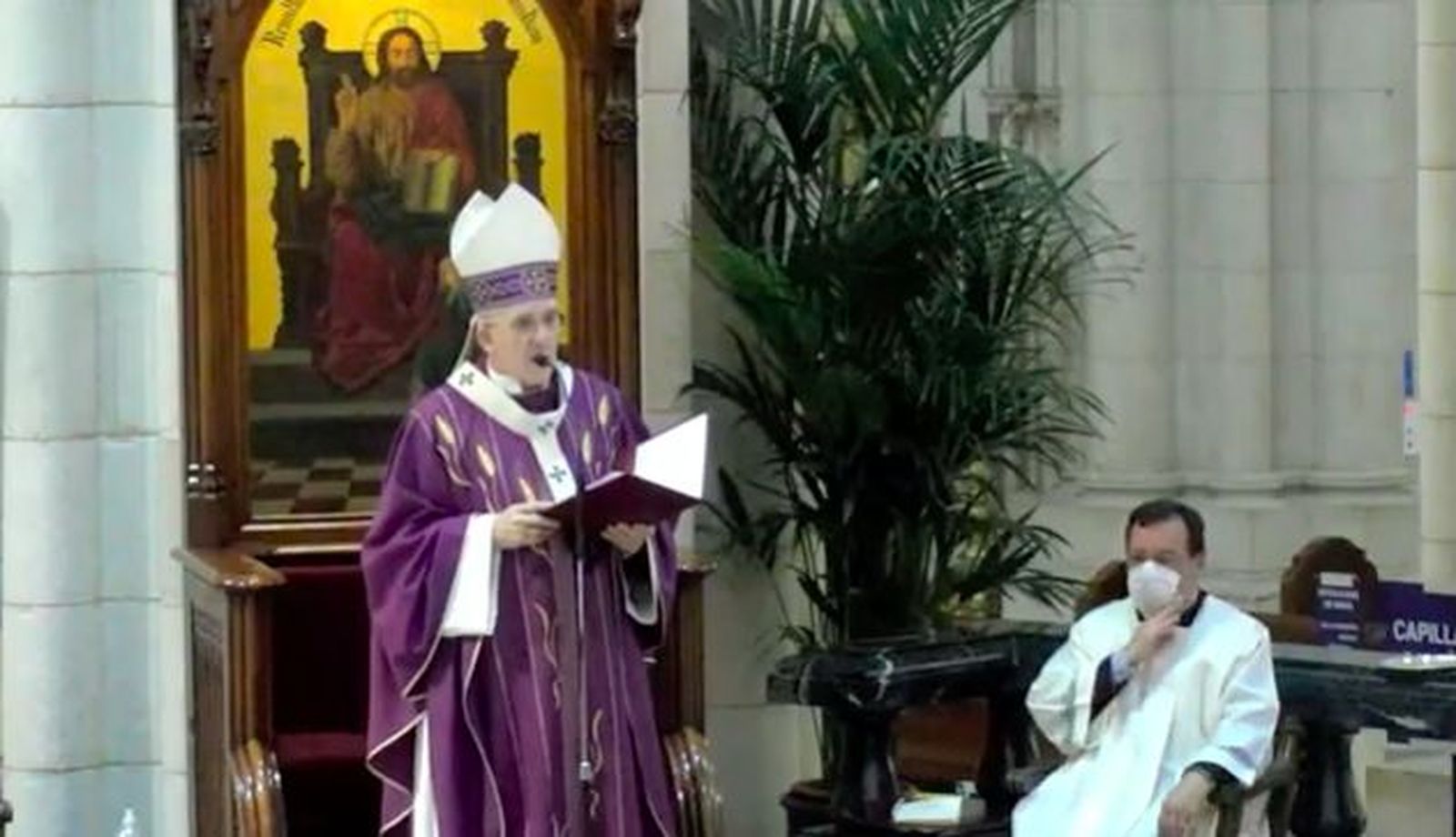 Osoro, durante la homilía