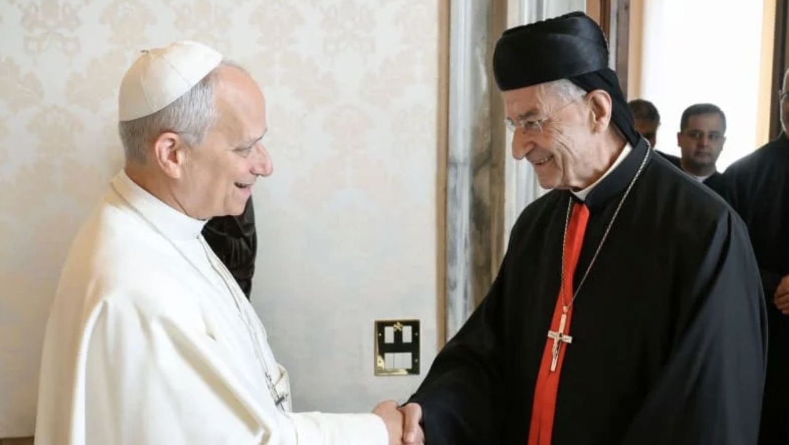 Bechara Rai, con el Papa