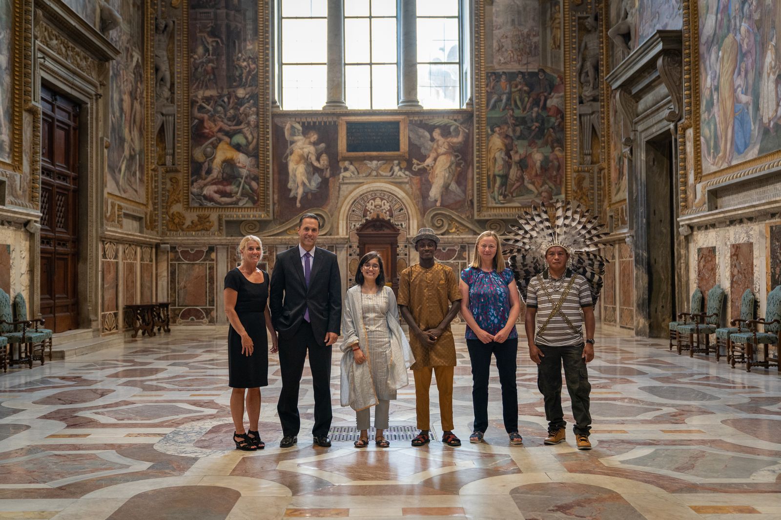Protagonistas de La Carta en el Vaticano