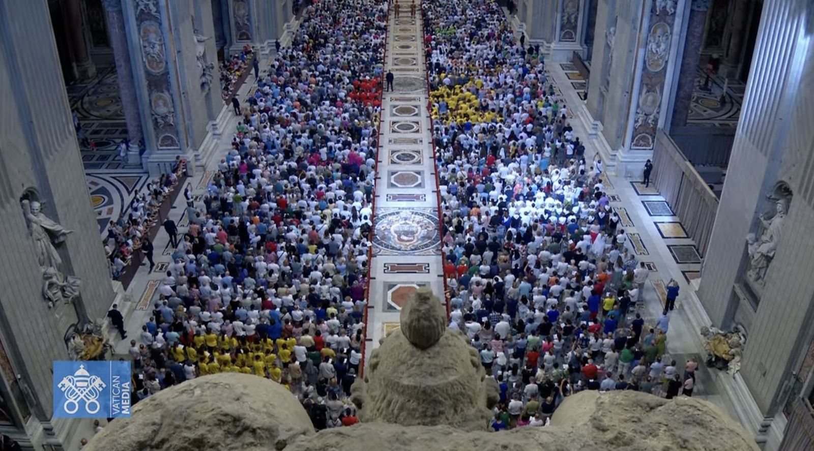 La basílica de San Pedro en el Jubileo de los Deportistas