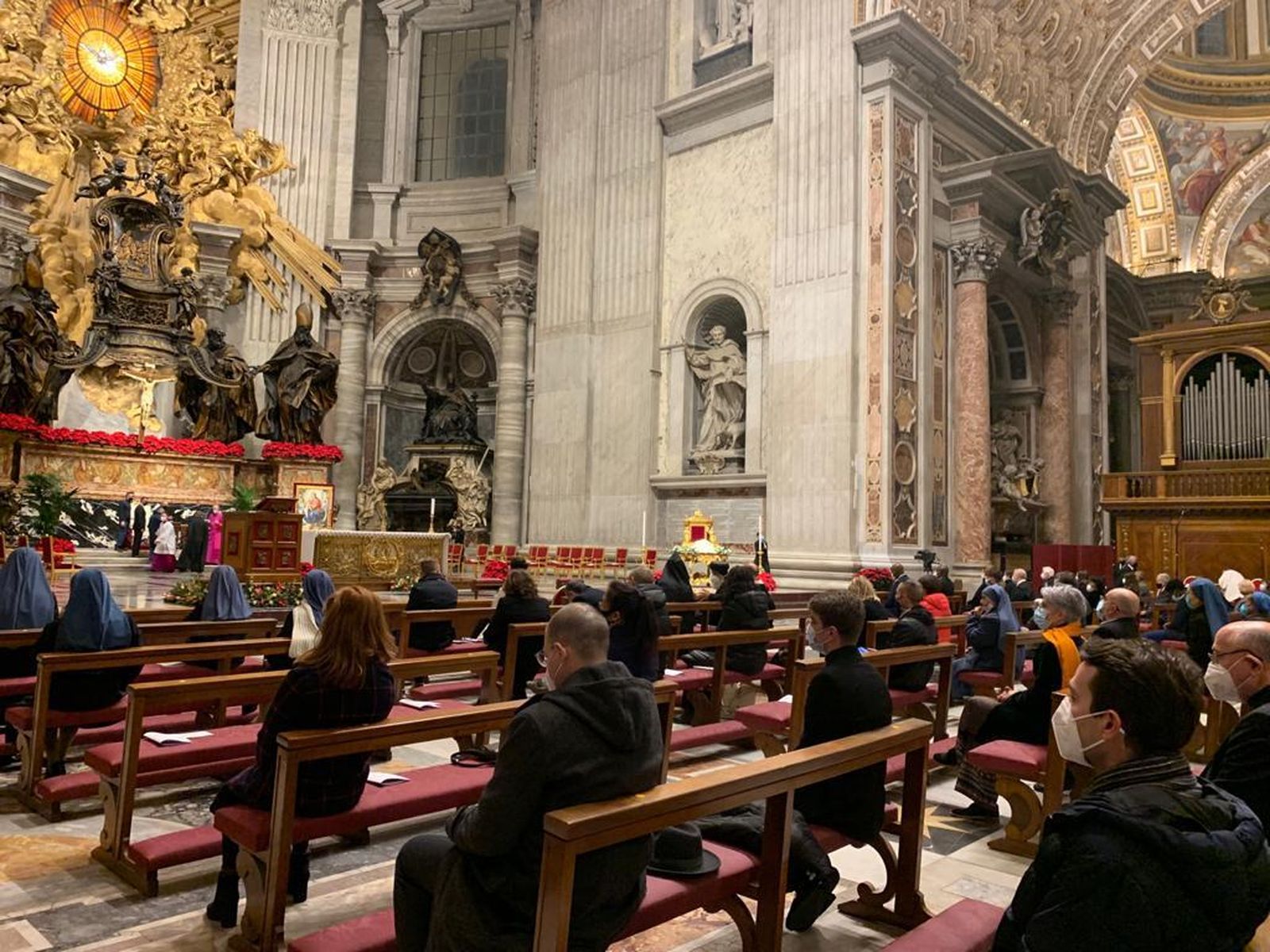 Misa del Gallo en la basílica vaticana