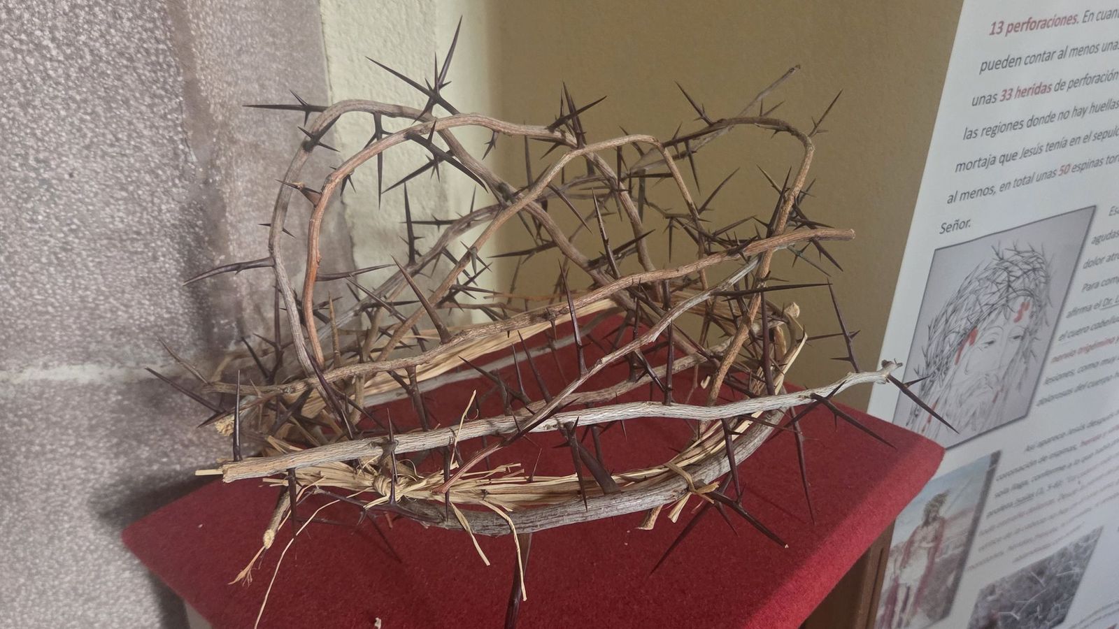 Corona de espinas. Reproducción fiel a la original. Monasterio de Valvanera