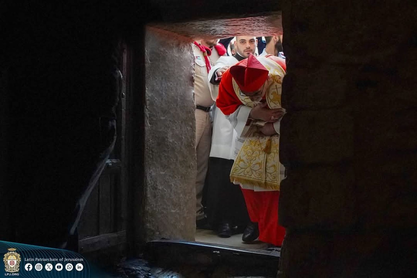 Pizzaballa, en Belén