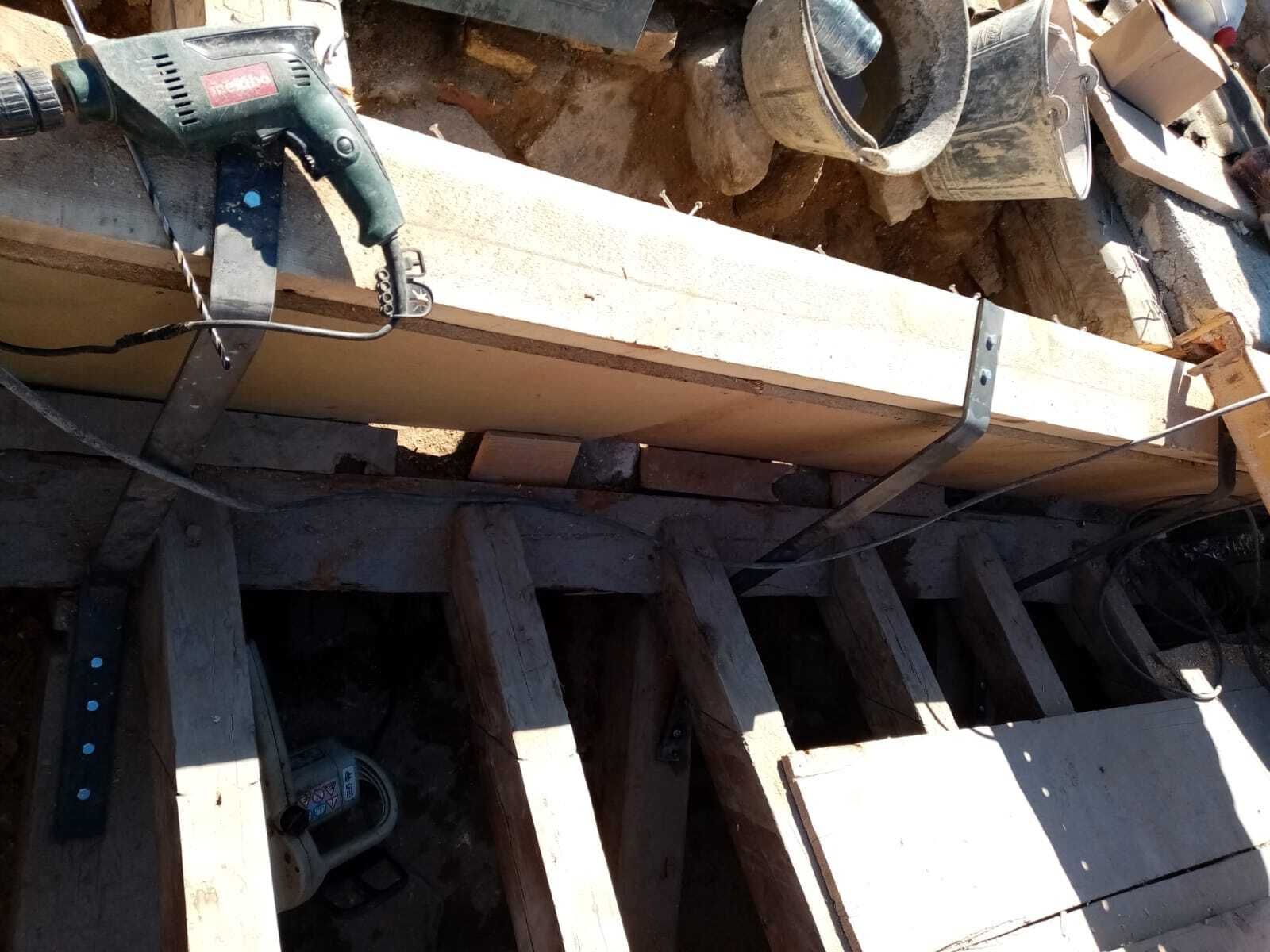 La tormenta de nieve del siglo hundió el tejado del histórico edificio