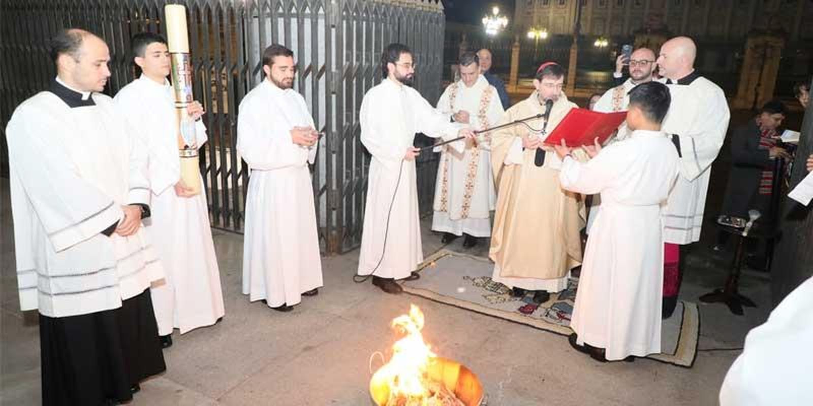 Cobo, en la Vigilia Pascual