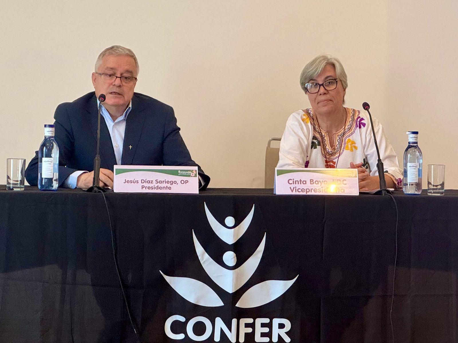 Díaz Sariego y Cinta Bayo