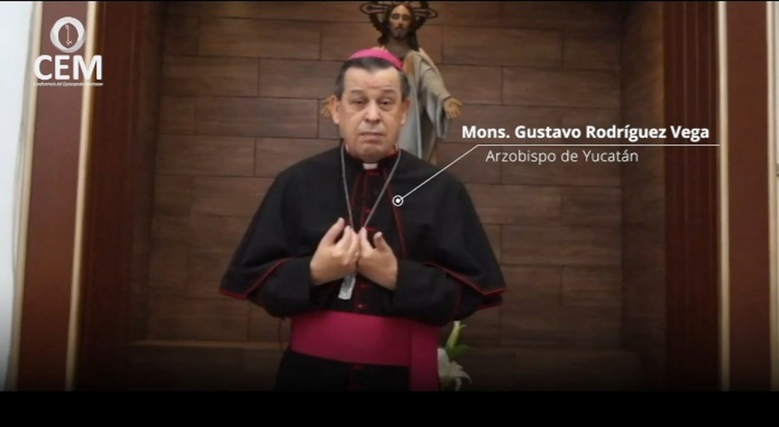 Monseñor Gustavo Rodríguez Vega, Arzobispo de Yucatán Monseñor Gustavo Rodríguez Vega, Arzobispo de Yucatán