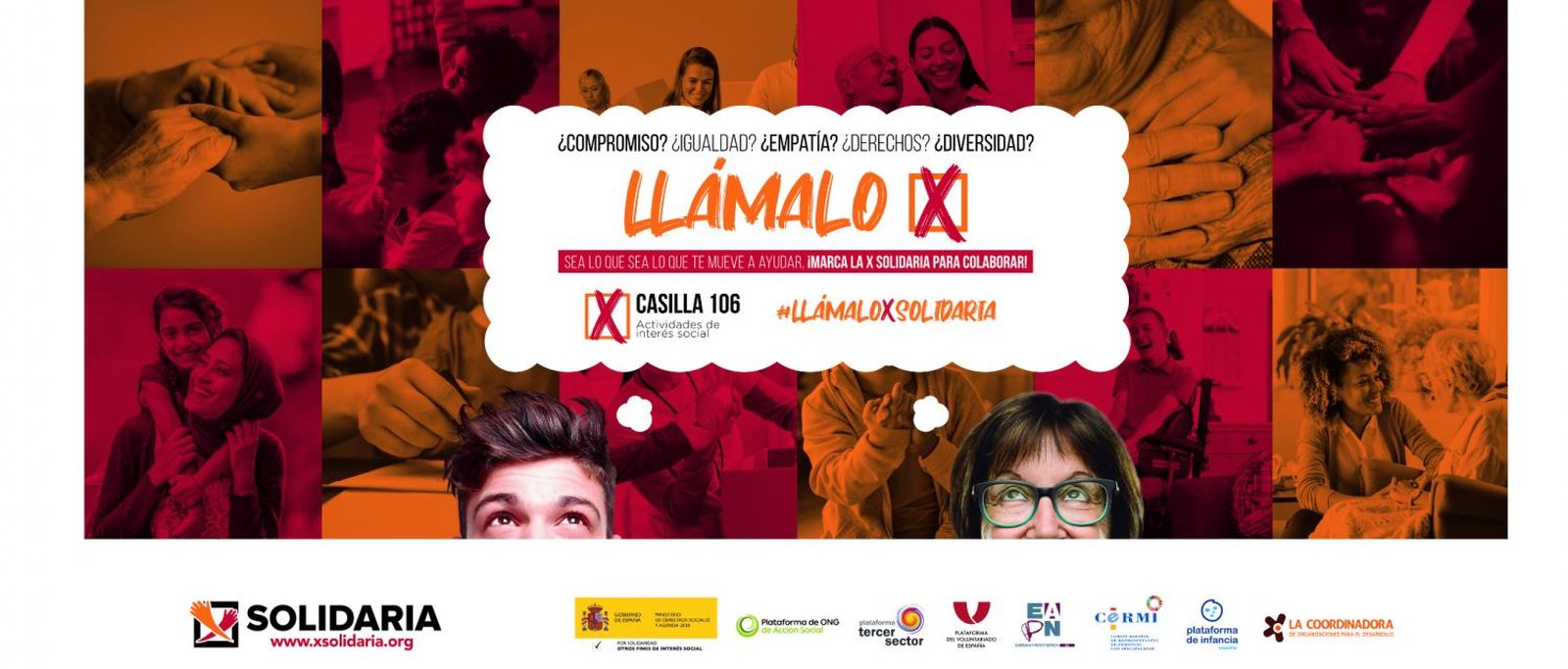 'Llámalo X Solidaria': campaña para marcar las dos casillas en la Declaración de la Renta