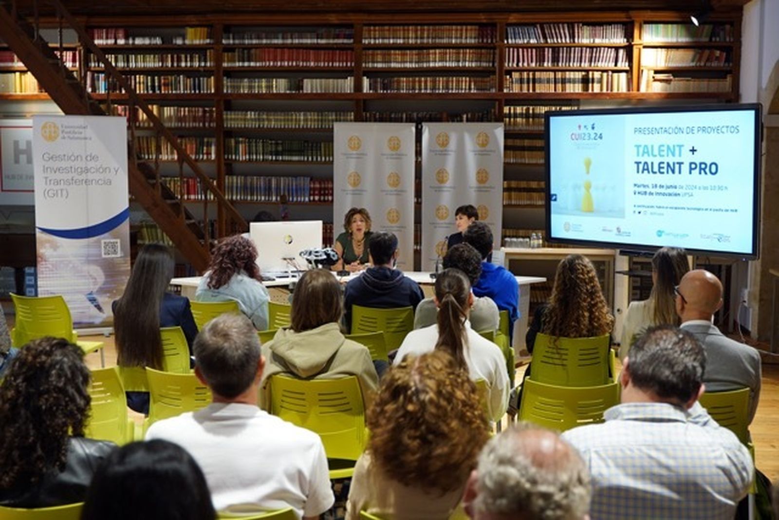 Presentación en UPSA de lso proyectos de Talent y Talento Pro