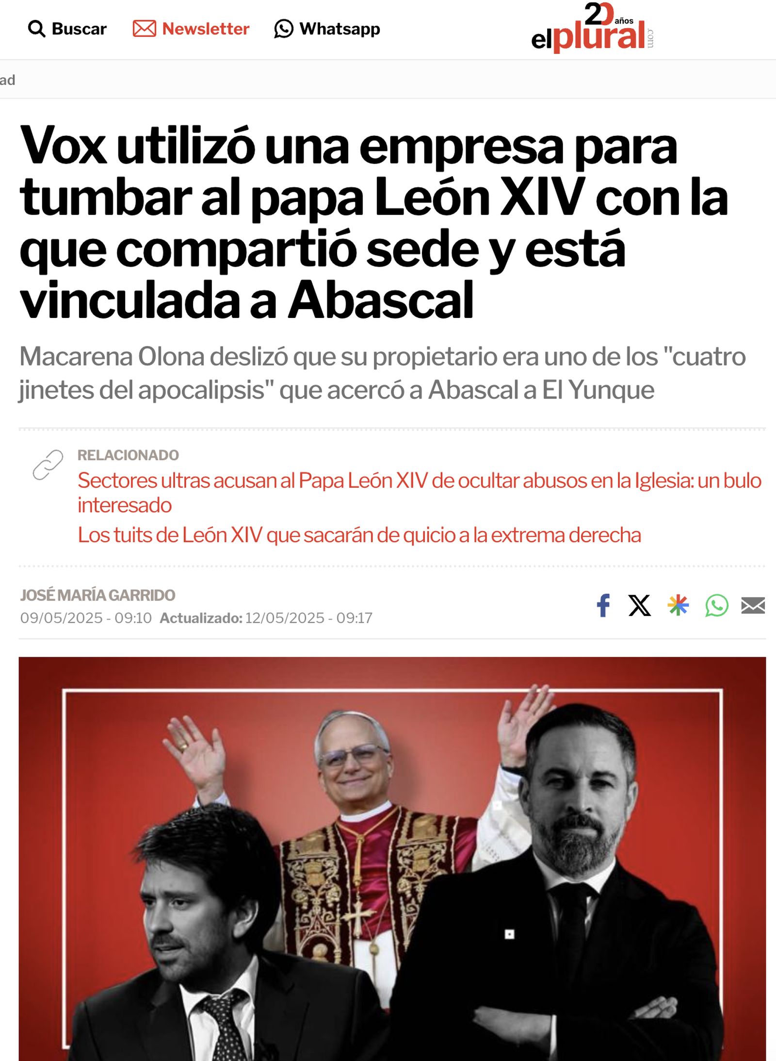 El PLural e Infovaticana