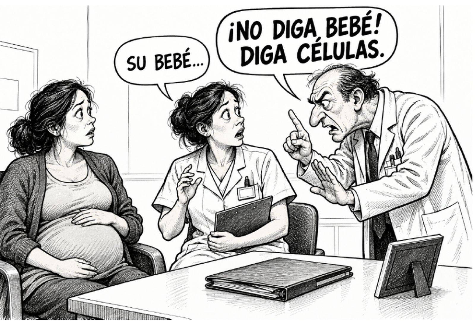bolsa de células o bebé
