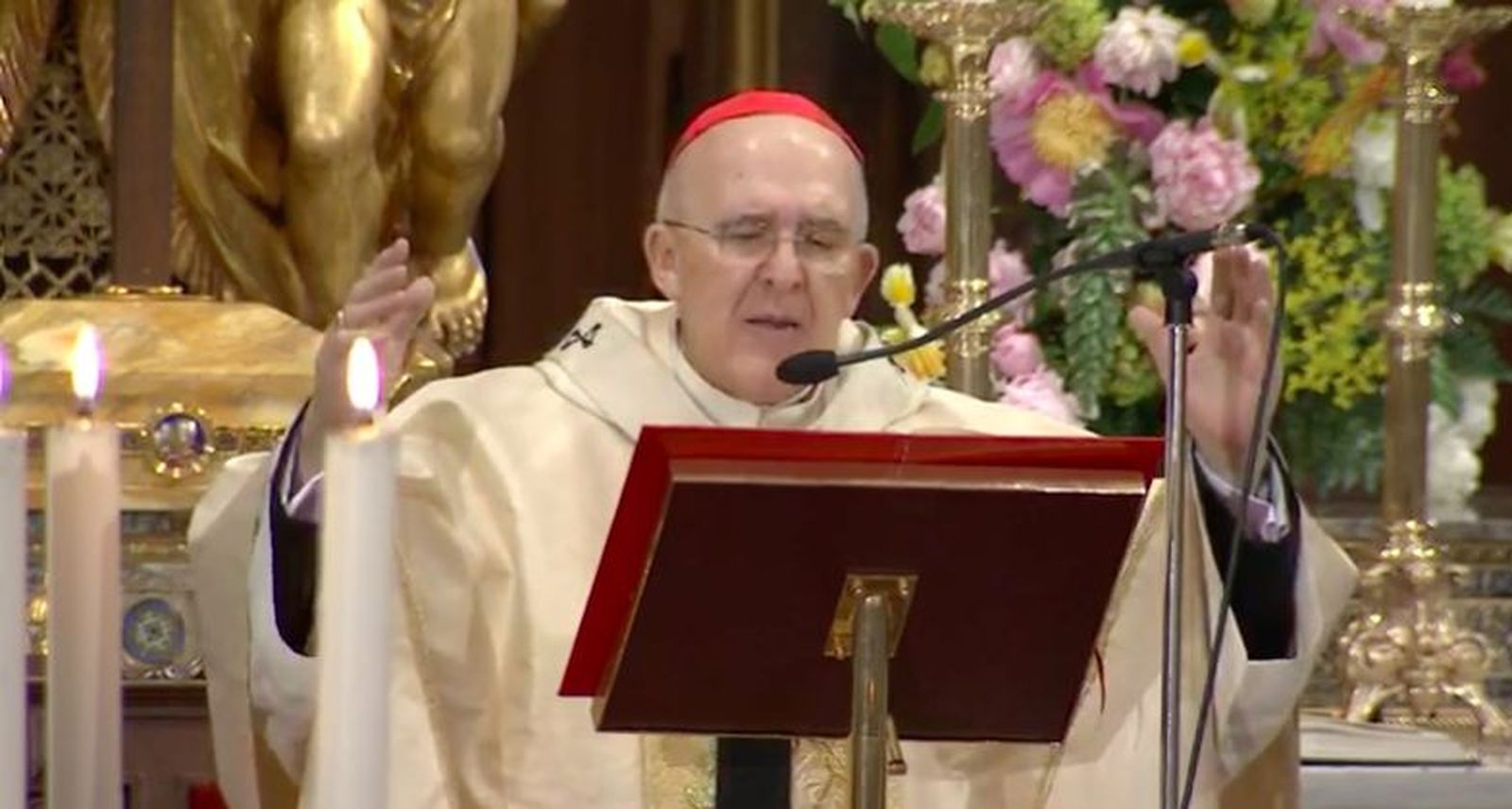 Carlos Osoro, en la misa de San Francisco en la basílica