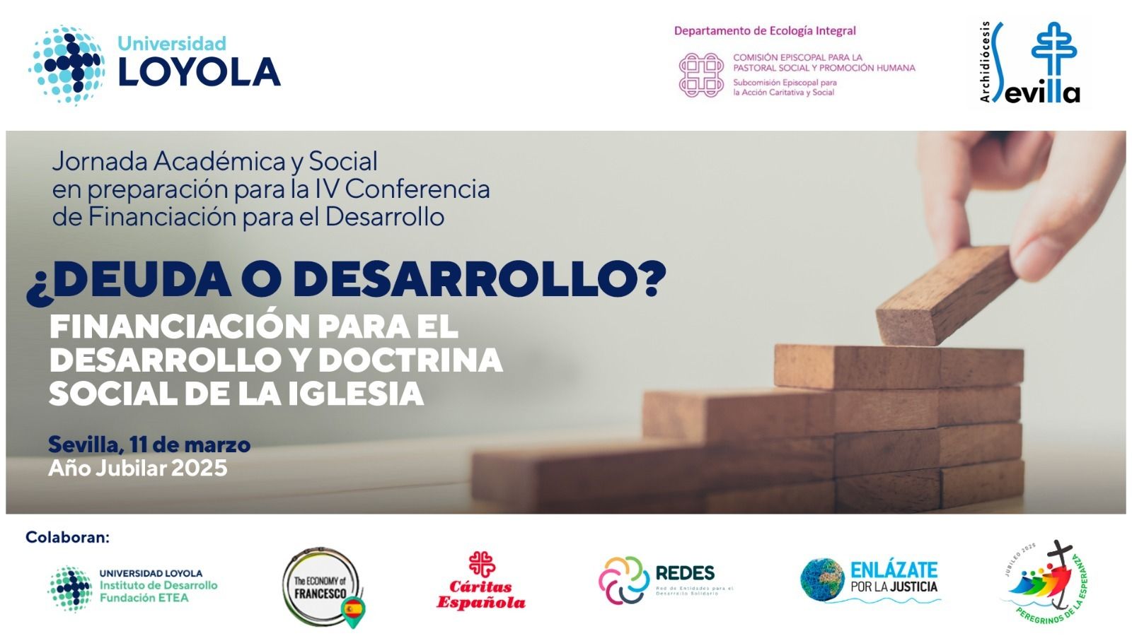 Sevilla acoge la Jornada: ¿Deuda o Desarrollo? Financiación para el Desarrollo y la Doctrina Social de la Iglesia