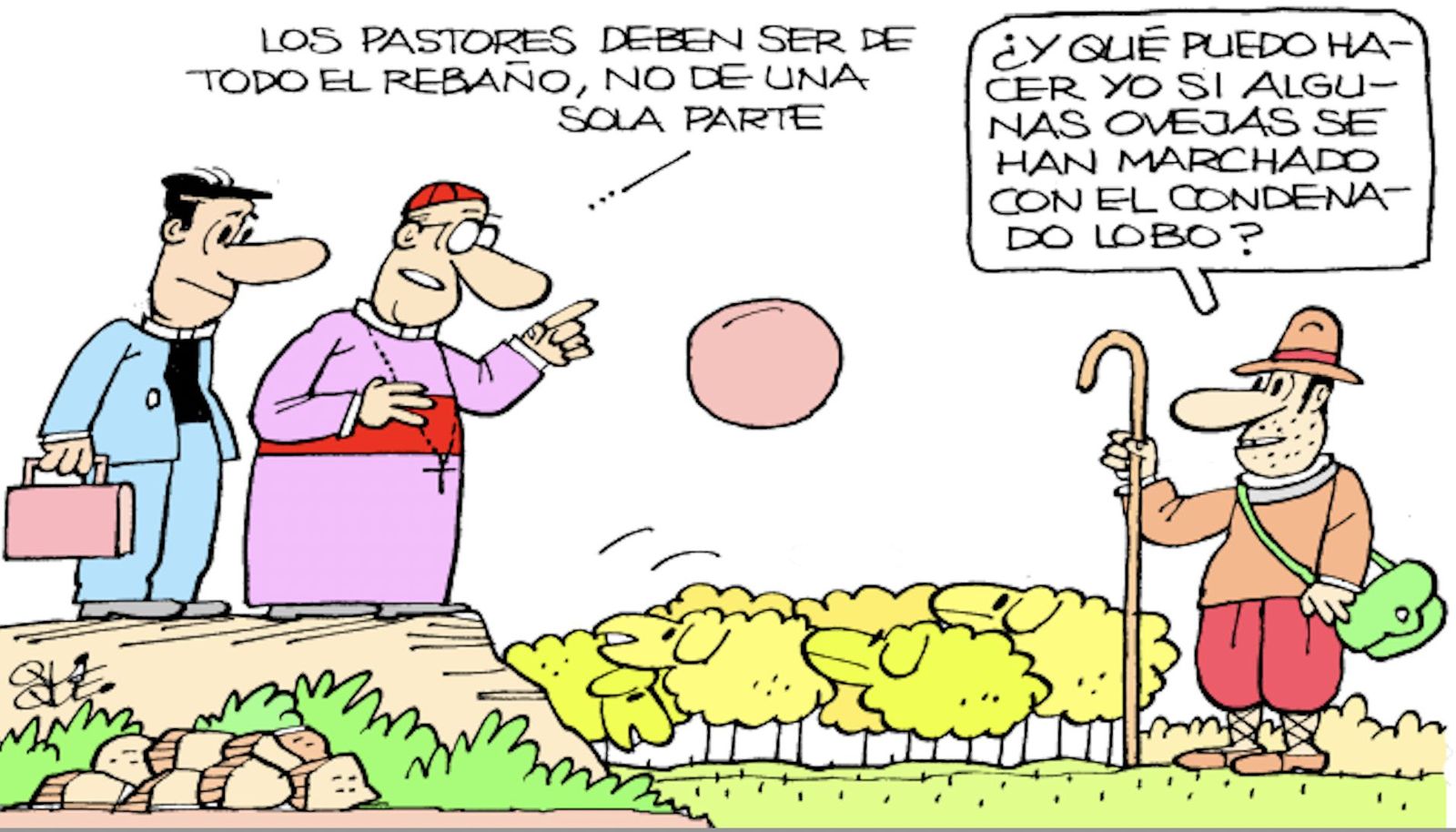 Pastores, rebaño... y lobos