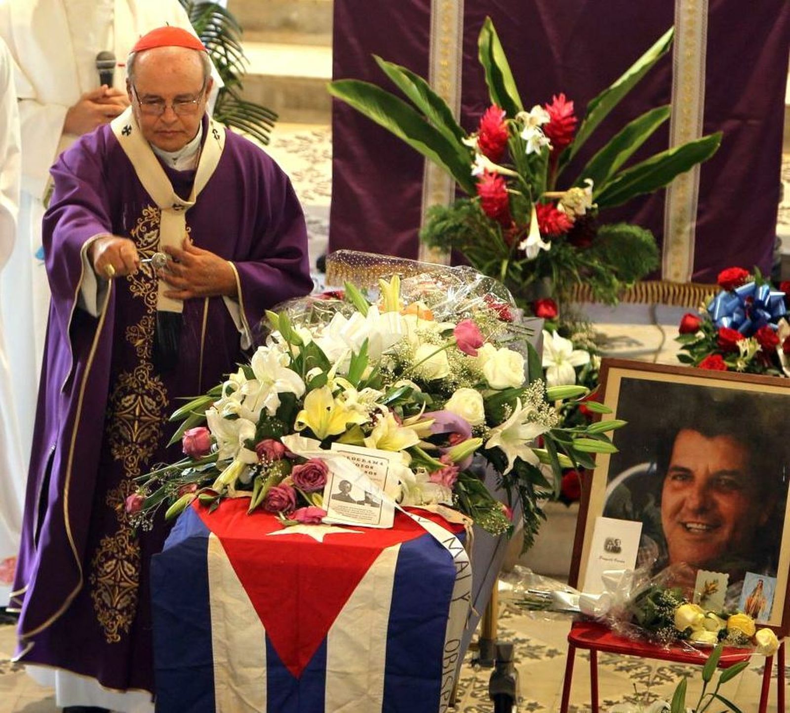 Funeral de Oswaldo Payá en La Habana, 2012