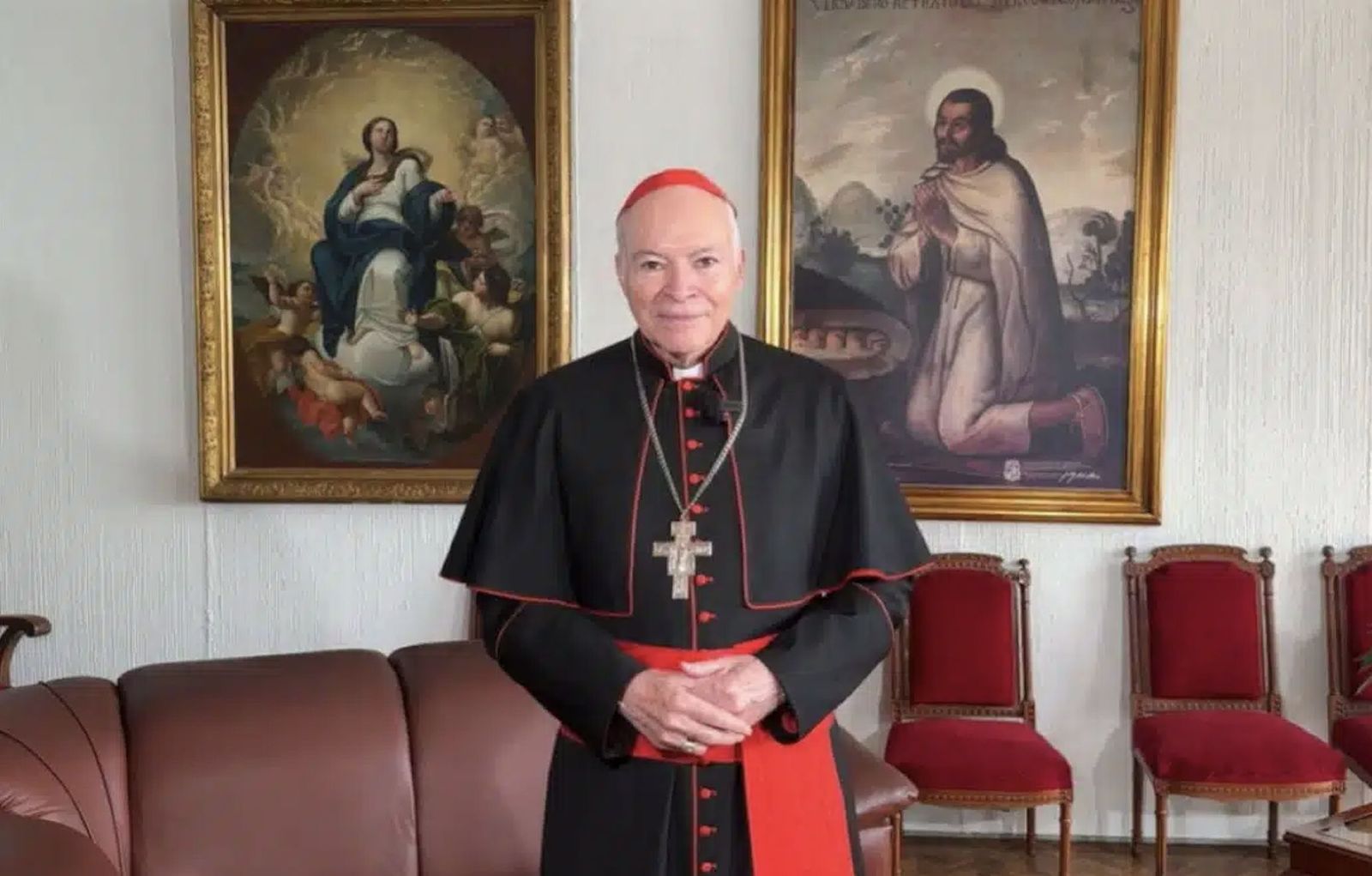 El cardenal Aguiar en su mensaje de Año Nuevo 2025