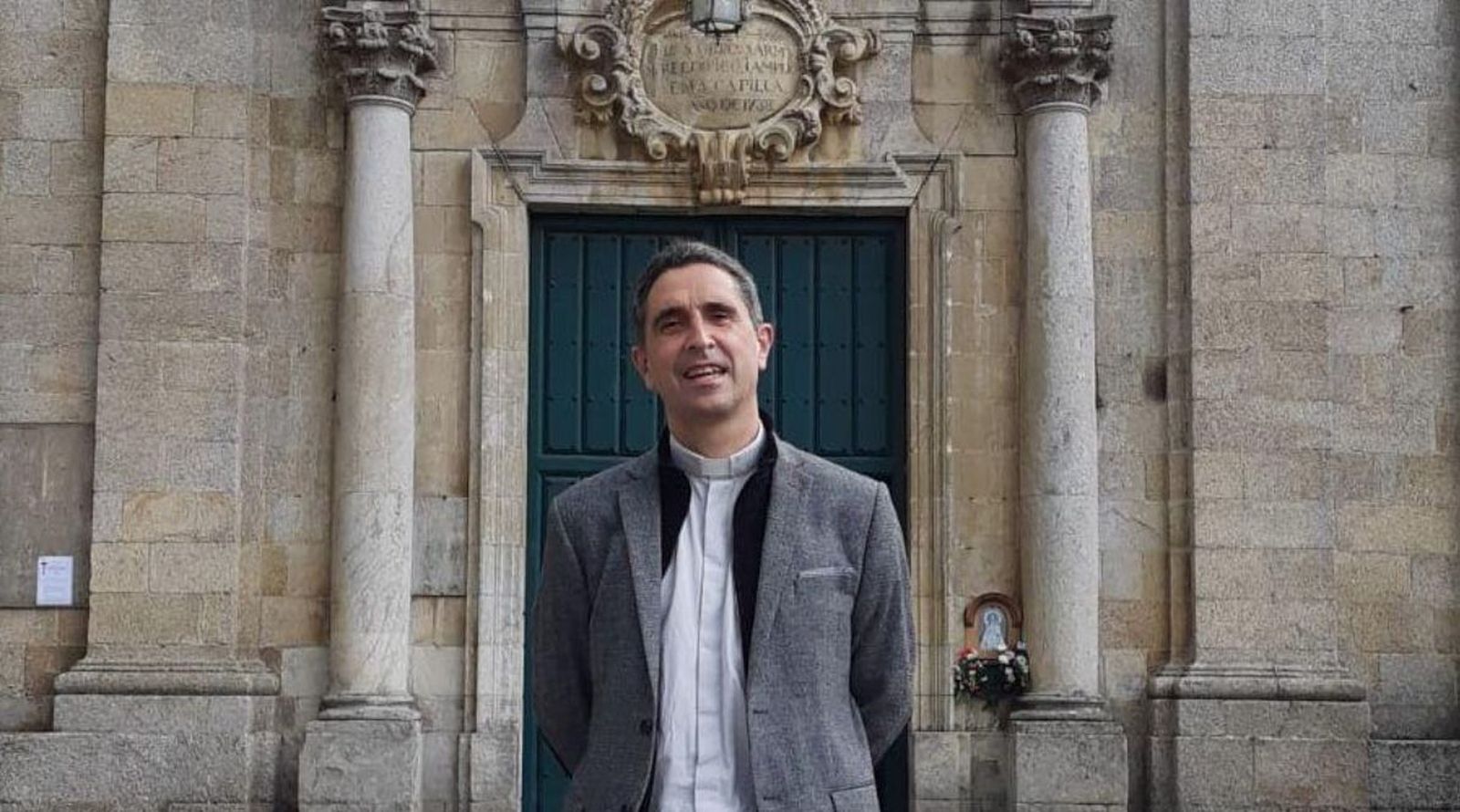 Fernando García Cadiñanos, en el santuario de los Remedios