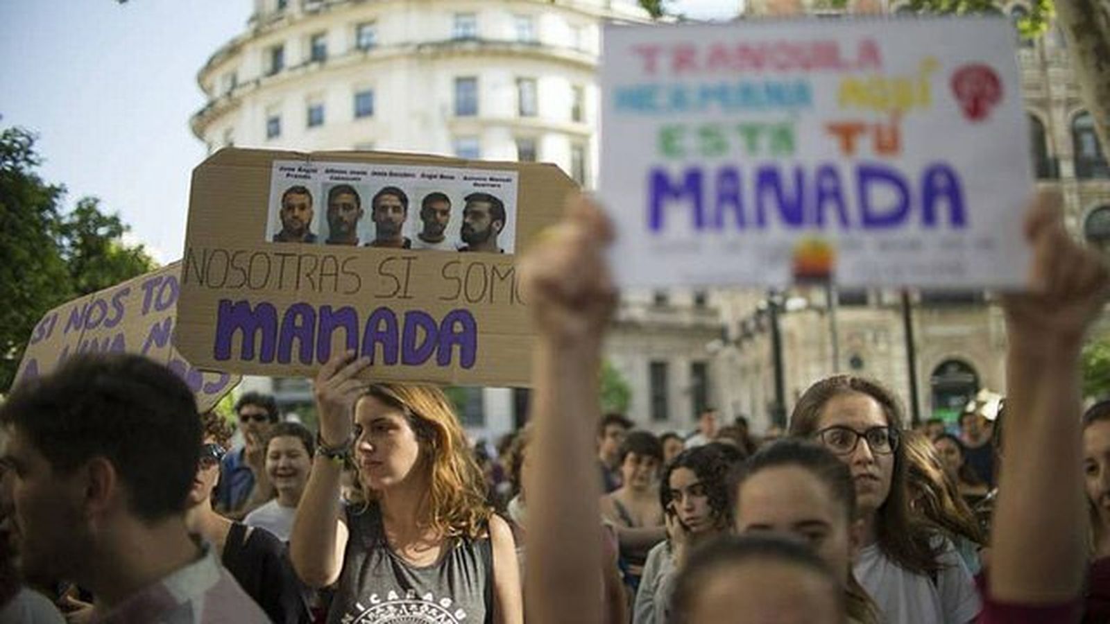 Protesta en Sevilla contra 'La Manada'