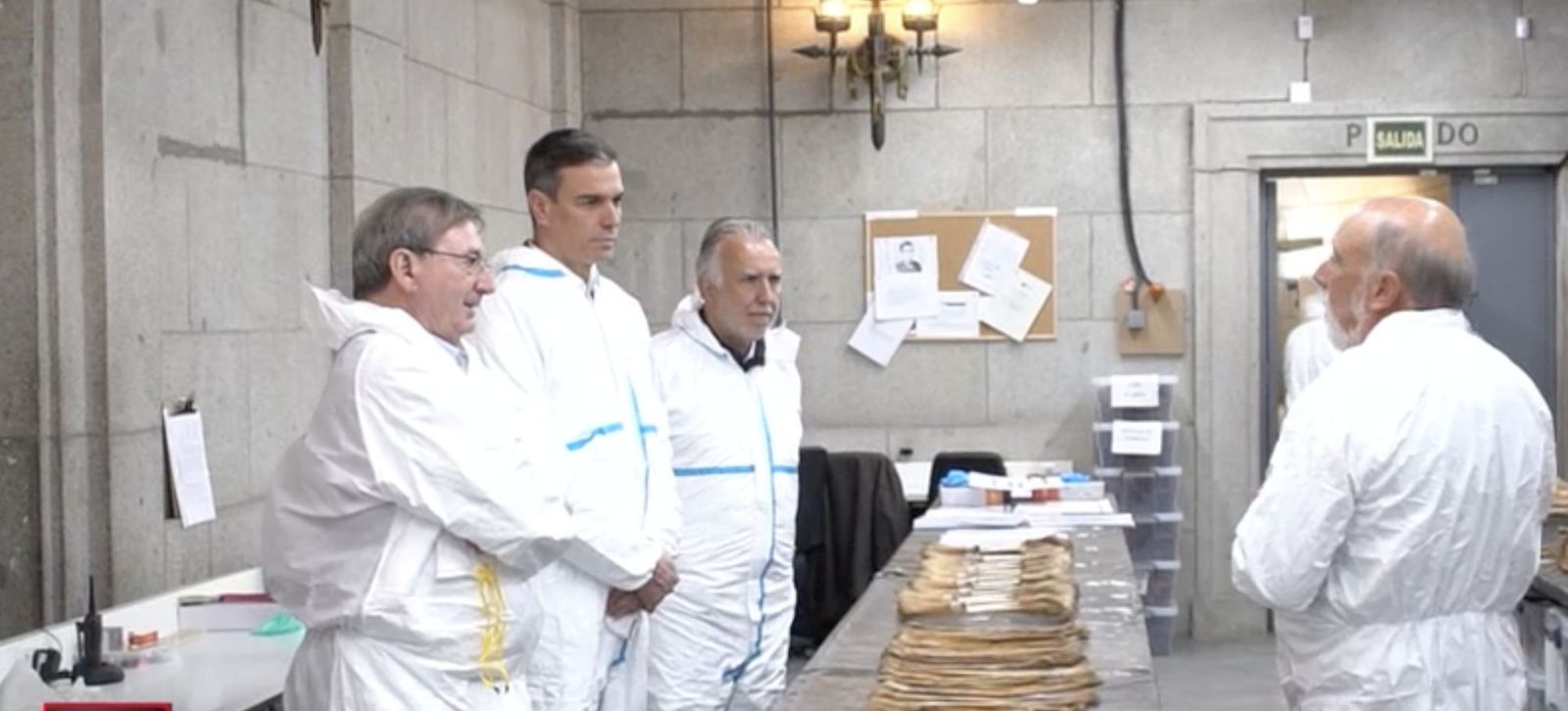 Pedro Sánchez, en el Valle de Cuelgamuros