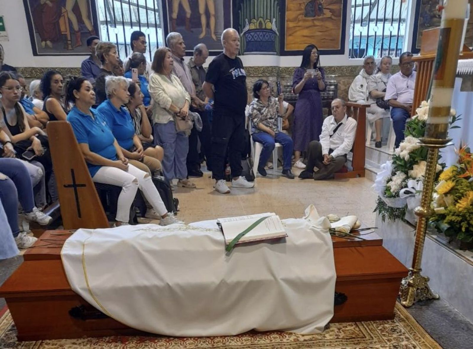 Féretro de Federico Carrasquilla