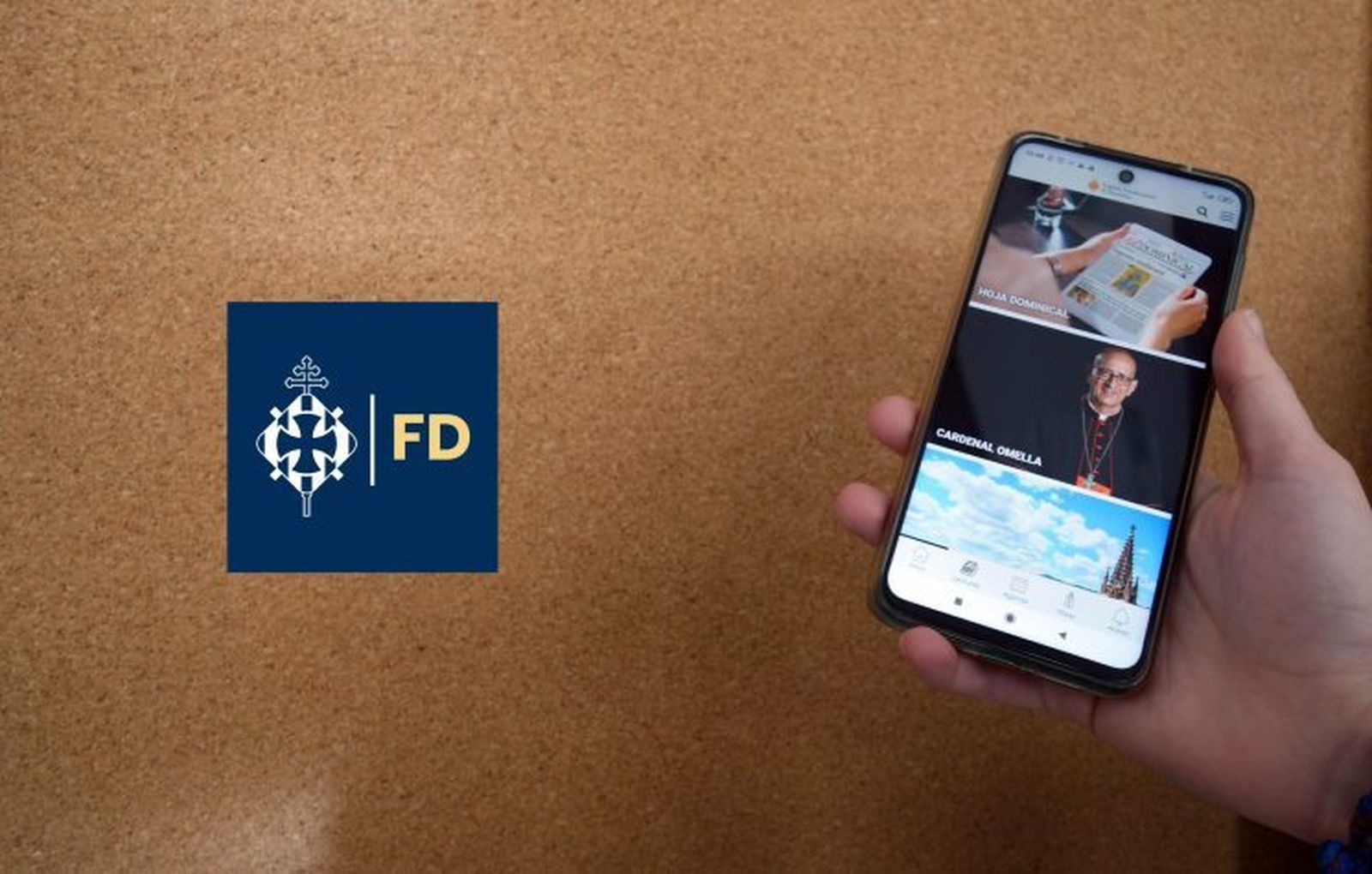 La nueva aplicación móvil de la Iglesia de Barcelona.