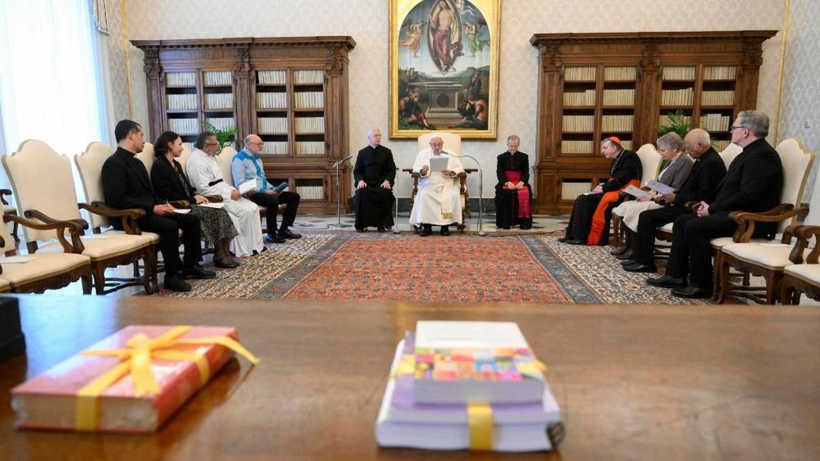 Audiencia del Papa a miembros de la Alianza Bíblica Universal