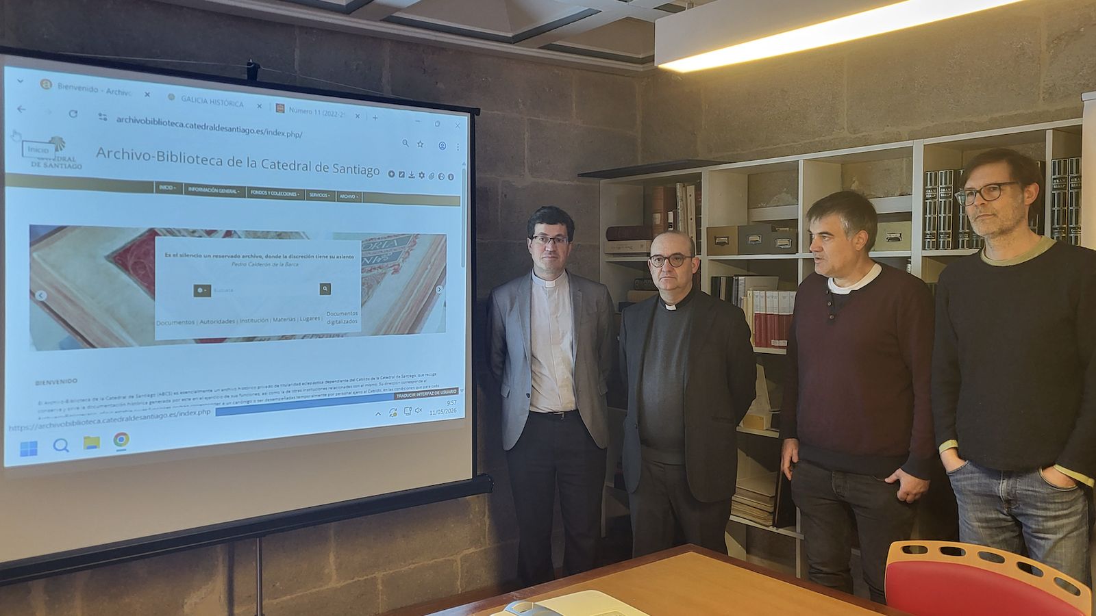 Presentación de la nueva web del Archivo-Biblioteca de la Catedral de Santiago