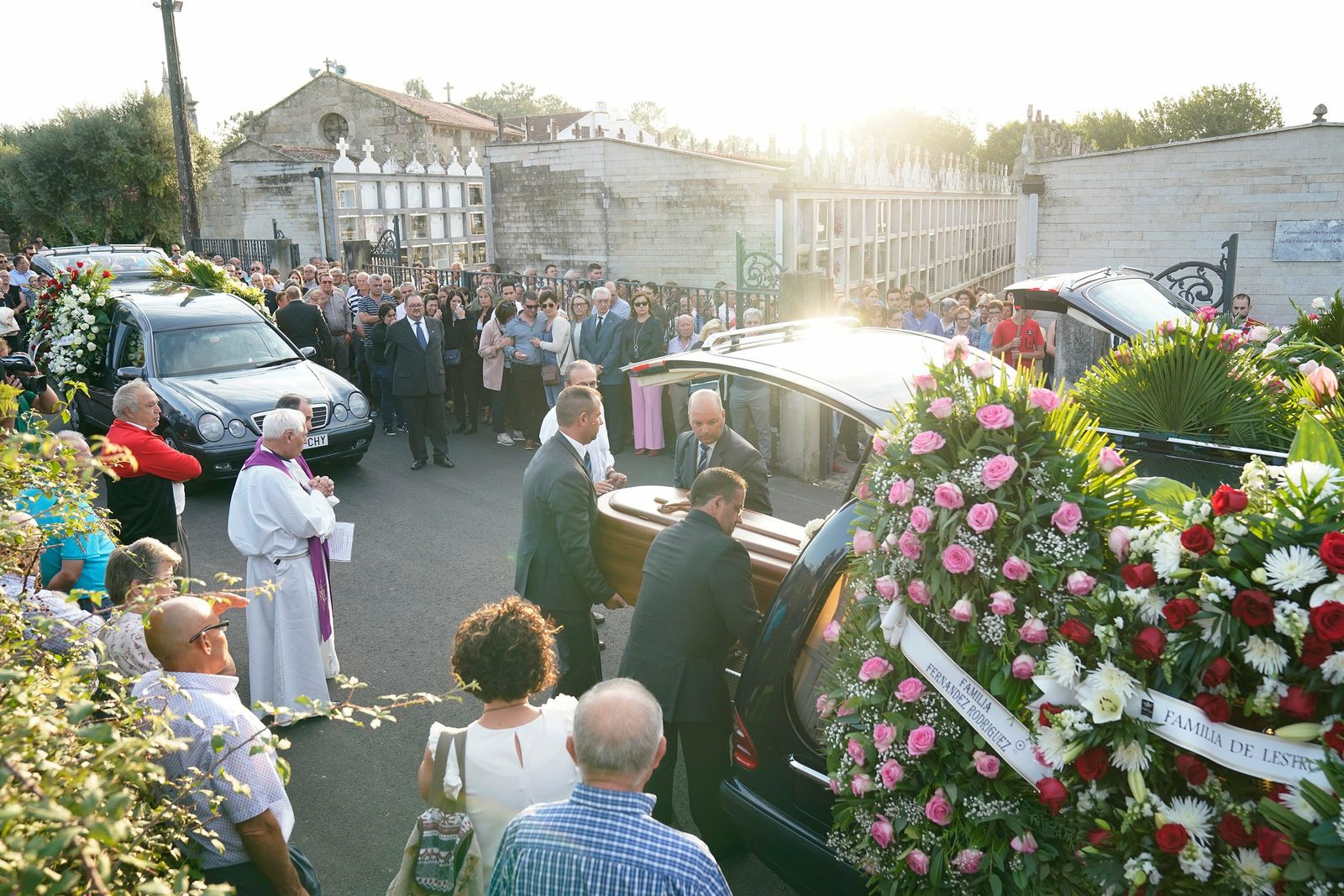 Funeral de las mujeres asesinadas en Valga