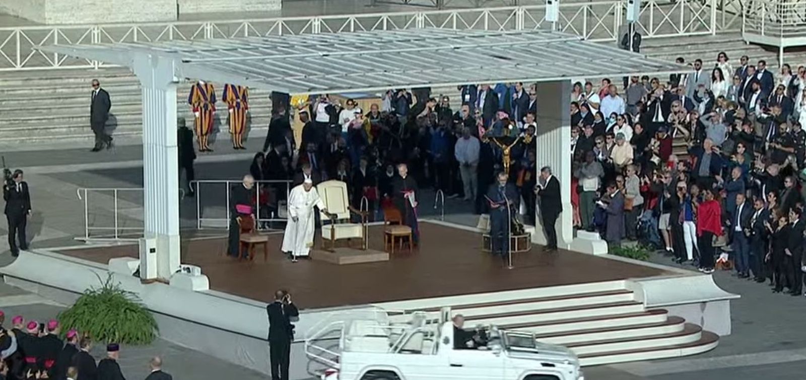 El Papa, en la audiencia