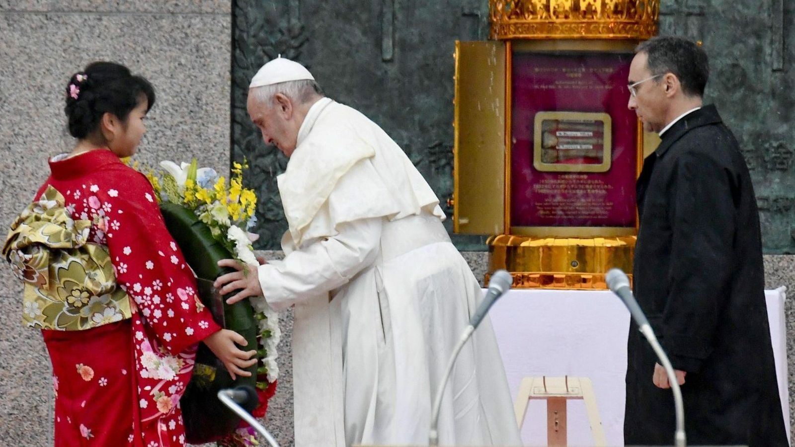Francisco en Nagasaki, en noviembre de 2019