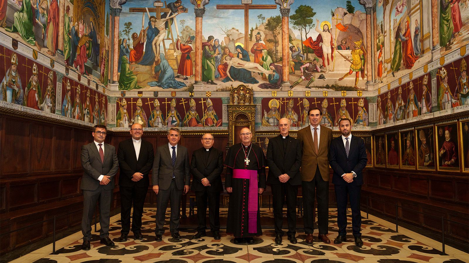 Representantes de la Fundación Primatialis Sedes Toletana y UMAS Seguros